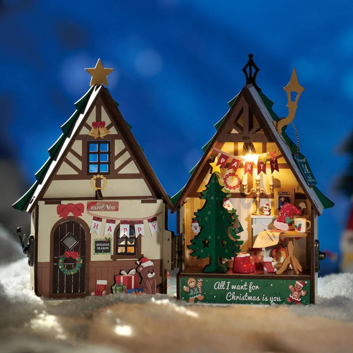 Rolife Secret World - Miniatura Armable Twinkling Christmas House