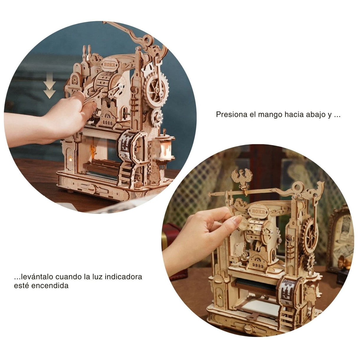 Rokr - Puzzle 3D Classic Printing Press