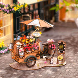 Rolife - Puzzle 3D Blossom Cart Carrito de Flores