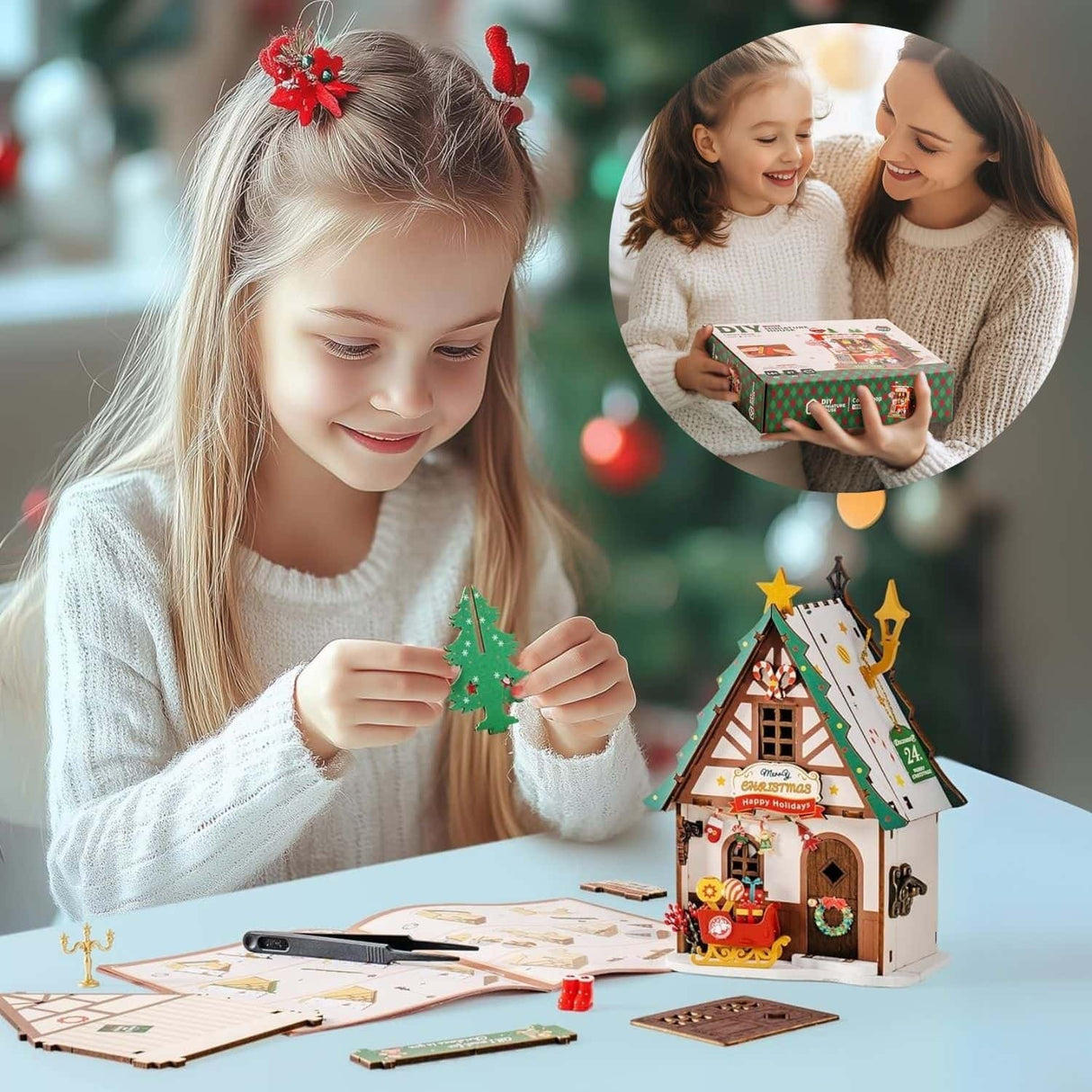 Rolife Secret World - Miniatura Armable Twinkling Christmas House