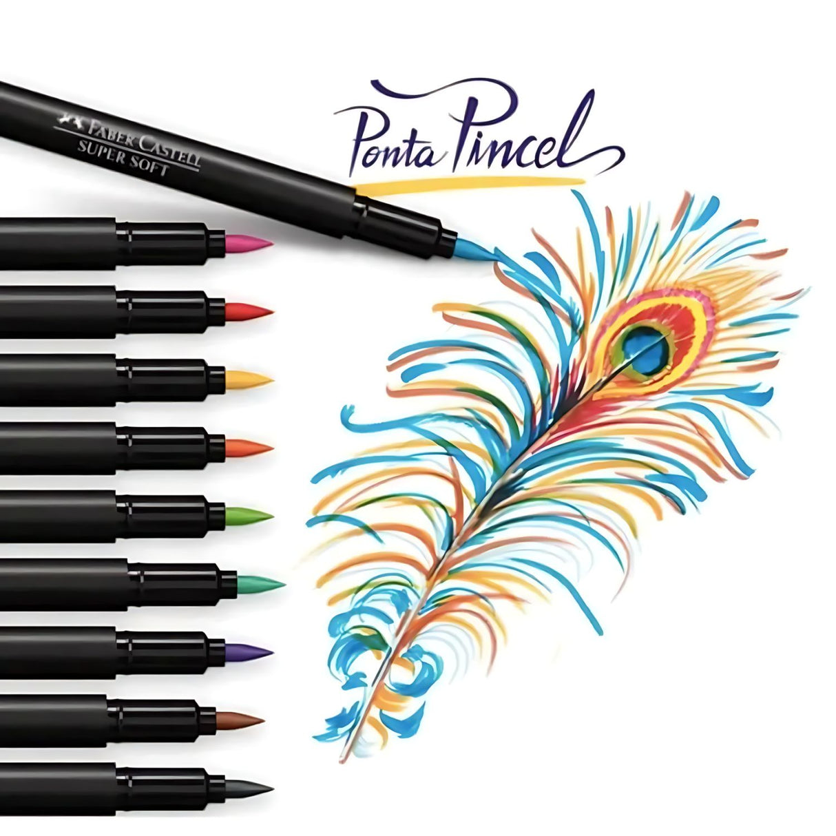 Faber Castell SuperSoft - Set 10 Marcadores