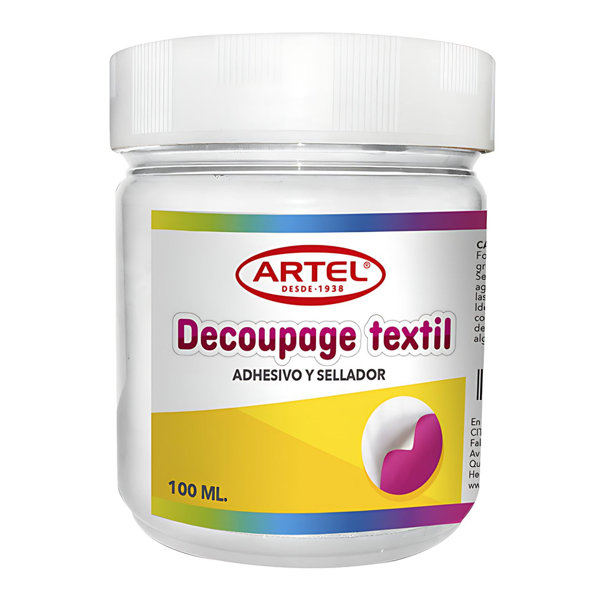 Artel - Adhesivo y Sellador Textil Decoupage 100 ml