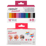 Cernit - Set 12 Arcillas Poliméricas Essentials 25 g