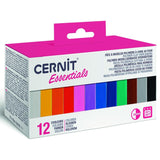 Cernit - Set 12 Arcillas Poliméricas Essentials 25 g