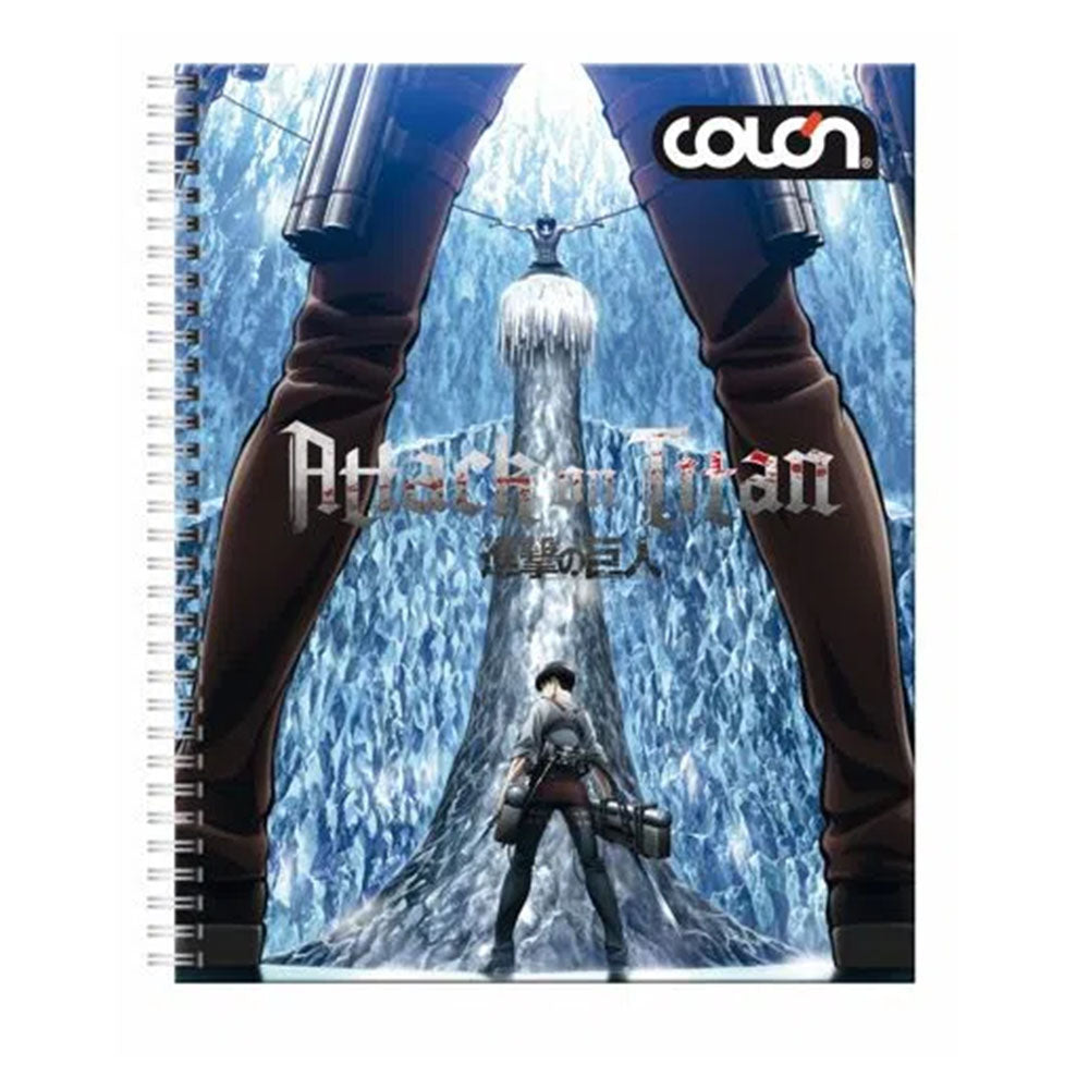 Colon - Cuaderno Universitario Attack On Titan 7 mm 100 h