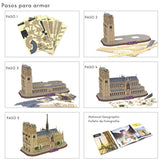 Cubicfun National Geographic - Puzzle 3D Catedral Notre Dame de Paris