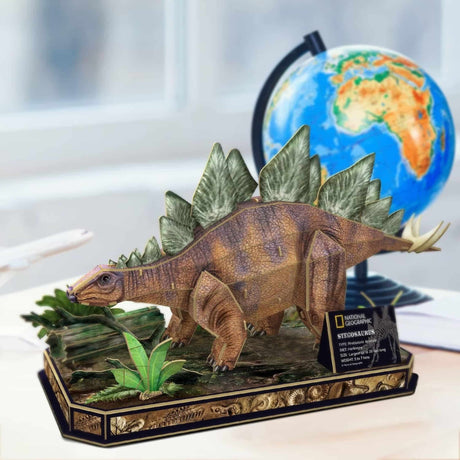 Cubicfun National Geographic - Puzzle 3D Dinosaurio Estegosaurio