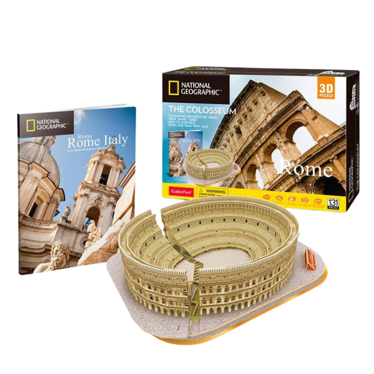 Cubicfun National Geographic - Puzzle 3D El Coliseo Roma