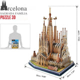 Cubicfun National Geographic - Puzzle 3D Sagrada Família Barcelona