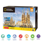 Cubicfun National Geographic - Puzzle 3D Sagrada Família Barcelona