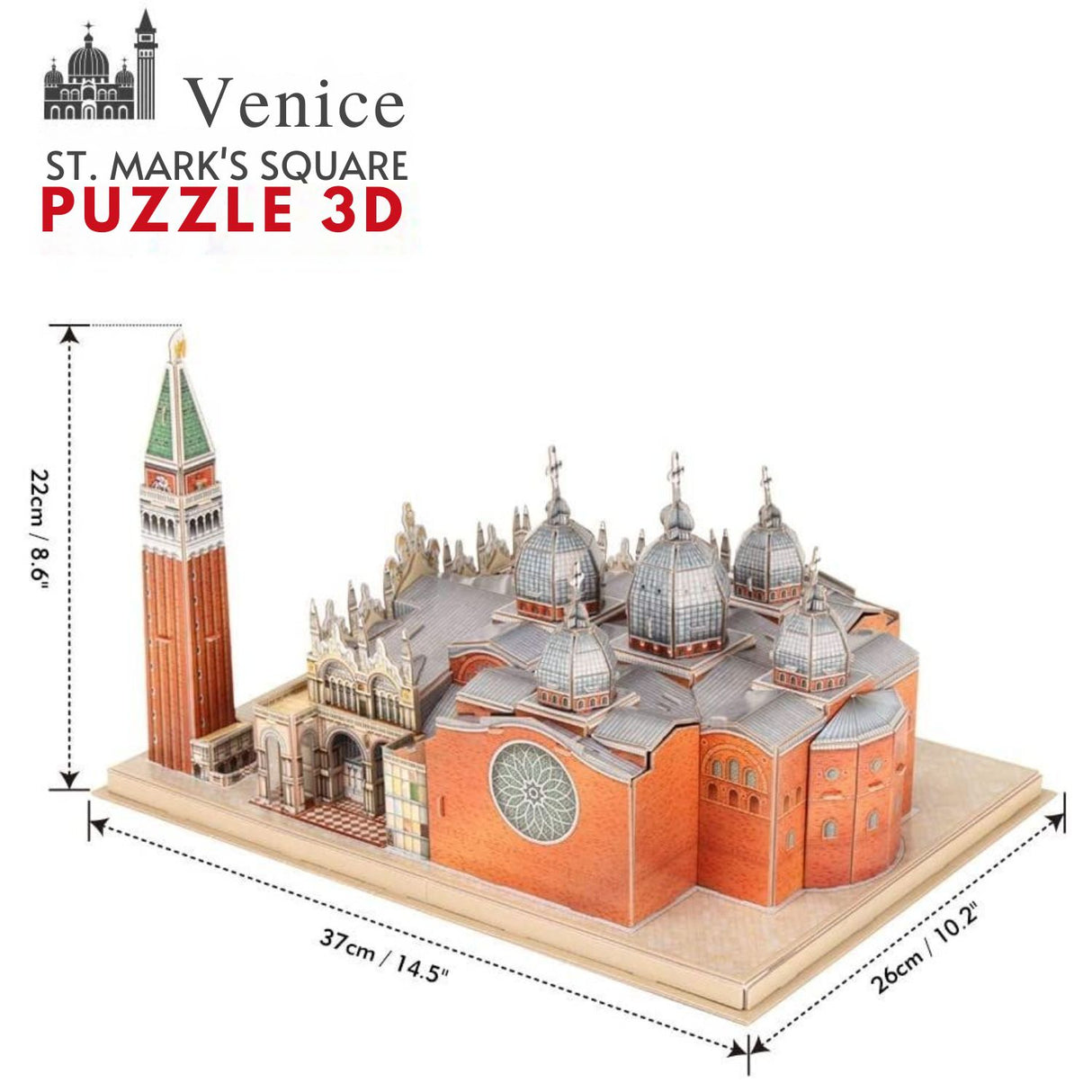 Cubicfun National Geographic - Puzzle 3D St Marks Square Venecia