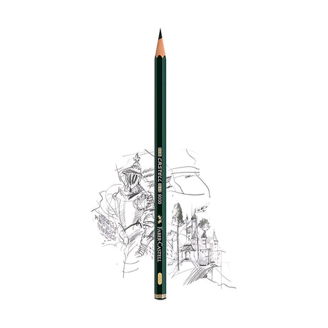 Faber-Castell 9000 - Set 12 Lápices Grafito A, Diseño