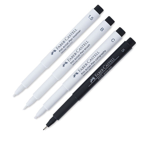 Faber Castell Pitt Artist Pen - Set 4 Marcadores Black & White