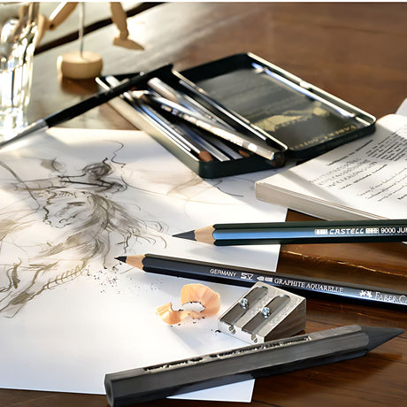 Faber-Castell Pitt Graphite - Kit Grafito Lápices y Accesorios