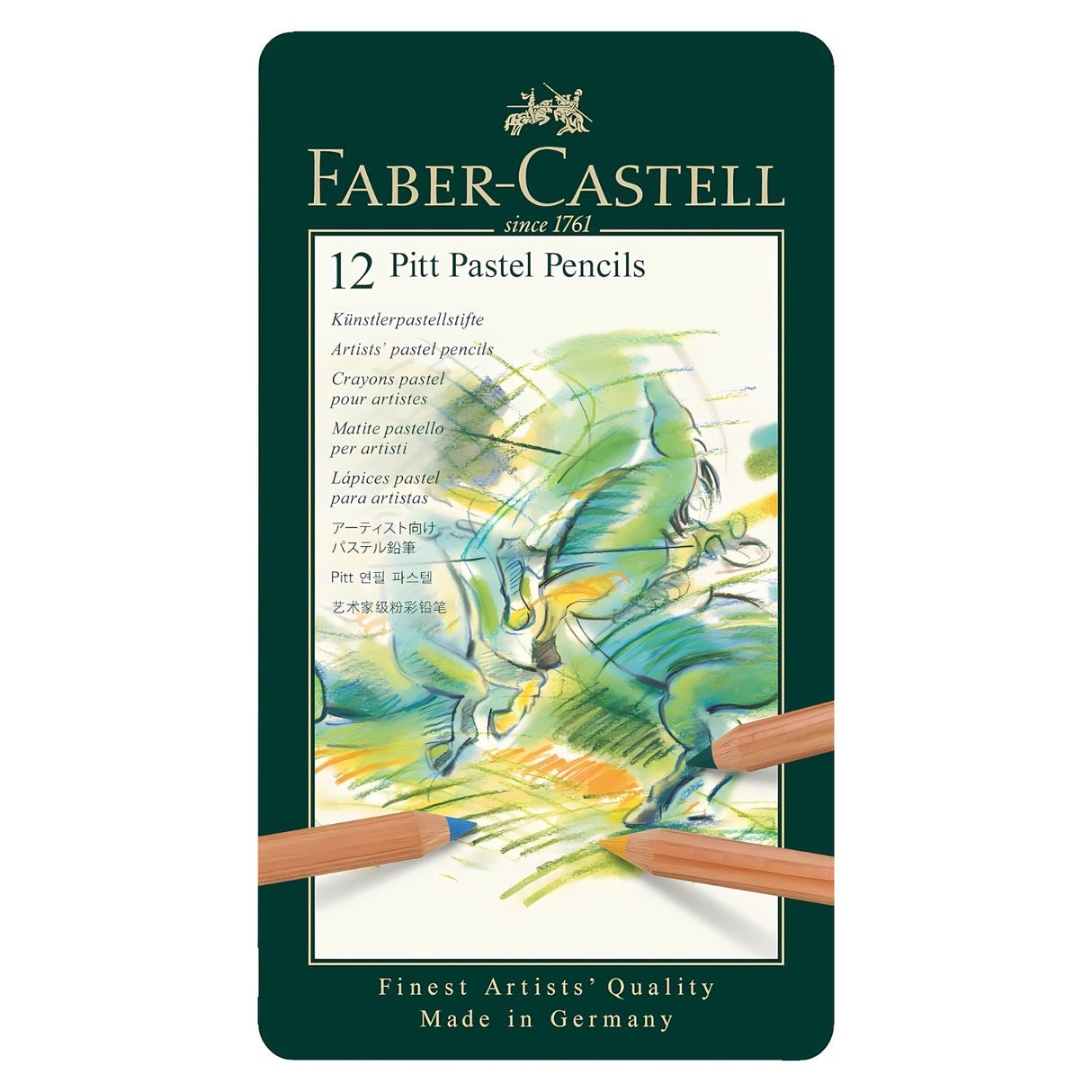 Faber-Castell Pitt - Set 12 Lápices Pastel