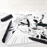 Faber-Castell Pitt - Set 4 Marcadores Manga Black