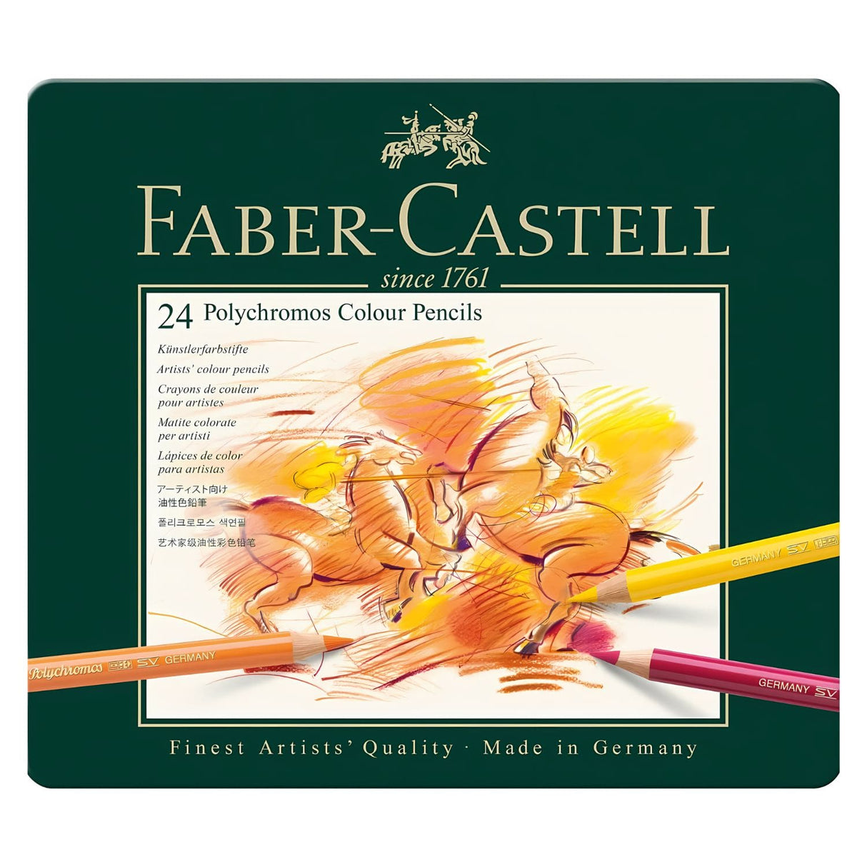 Faber Castell Polychromos - Set 24 Lápices de Colores