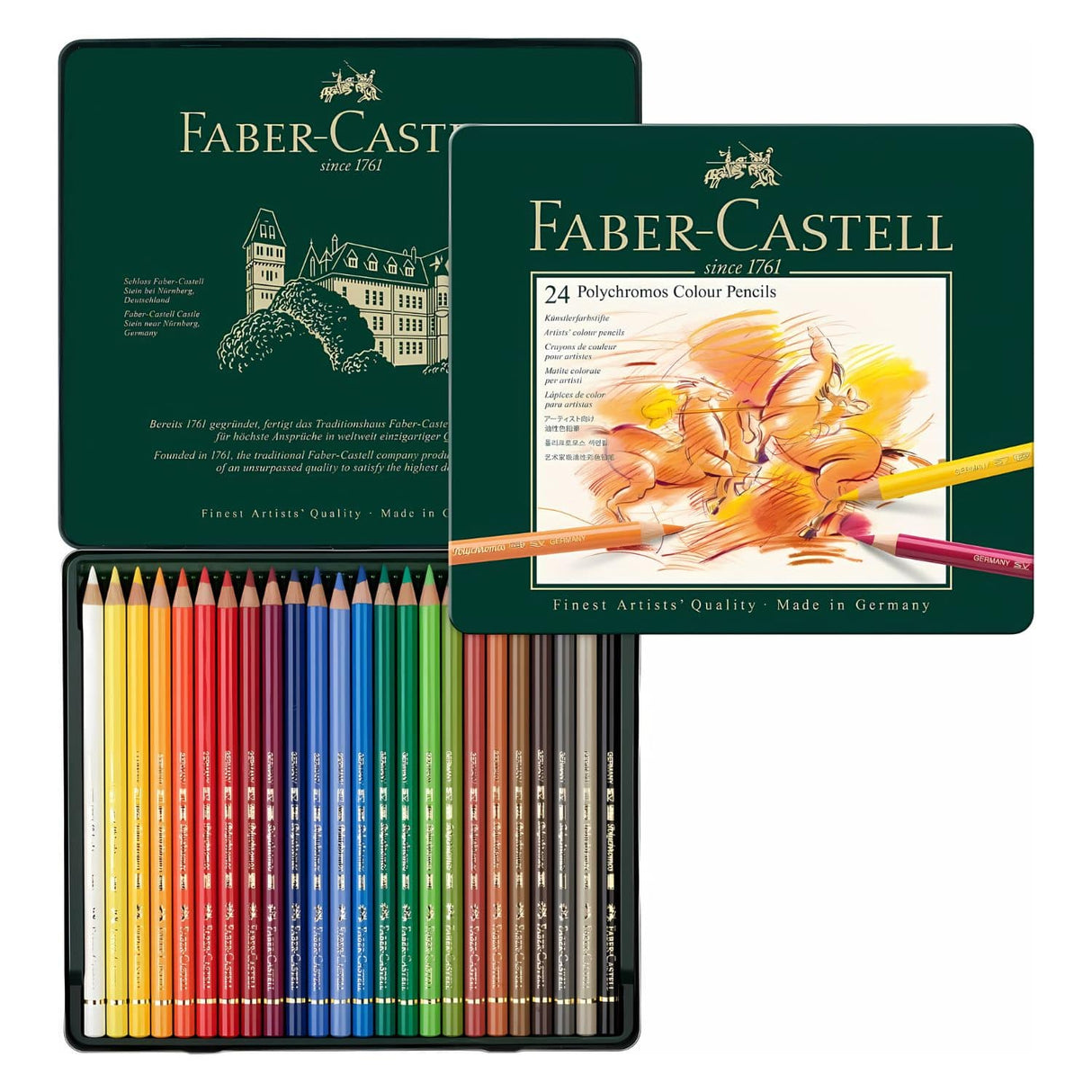 Faber Castell Polychromos - Set 24 Lápices de Colores