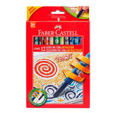 Faber Castell - Set 12 Crayones de Cera Retráctiles