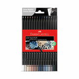 Faber Castell SuperSoft - Set 15 Lápices de Colores Colores Neutros