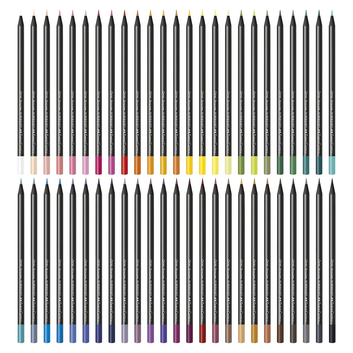 Faber-Castell SuperSoft - Set 50 Lápices de Colores