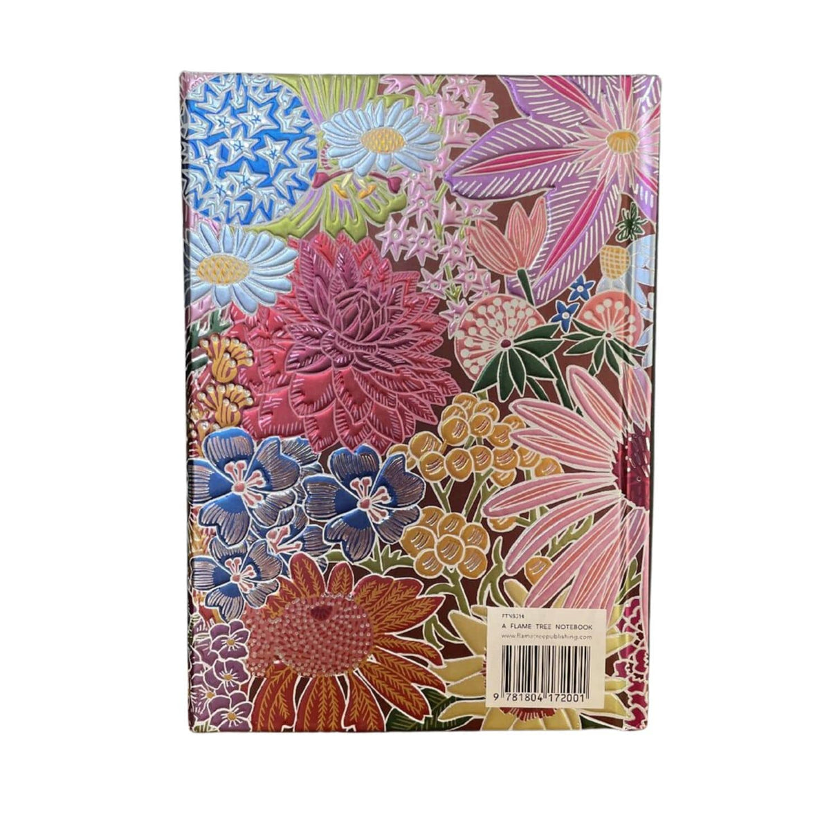 Flame Tree - Libreta Tapa Dura A5 Líneas Kate Heiss: Abundant Floral