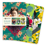 Flame Tree - Set 3 Libretas Mini, Líneas y Lisa Frida Kahlo