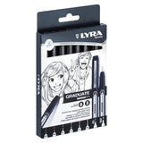 Lyra Graduate - Set 8 Tiralíneas Manga Pen