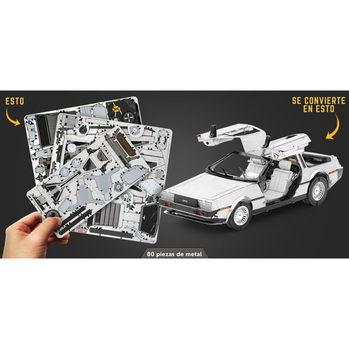 Metal Earth - Model Kit Auto DMC Delorean