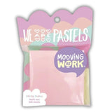 Mooving at Work - Pack 100 Notas Adhesivas Pastel 76 x 76 mm (Diseño Aleatorio)