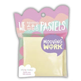 Mooving at Work - Pack 100 Notas Adhesivas Pastel 76 x 76 mm (Diseño Aleatorio)