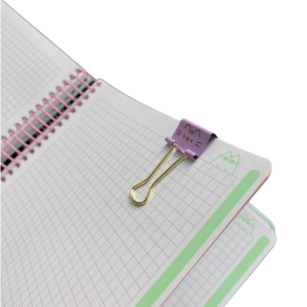 Mooving at Work - Set 6 Binder Clips Pusheen 25 mm