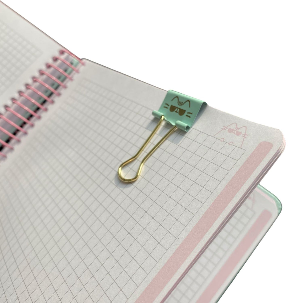 Mooving at Work - Set 6 Binder Clips Pusheen 25 mm