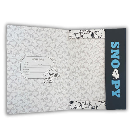 Mooving - Carpeta Oficio 3 Solapas Snoopy