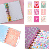 Mooving - Cuaderno de Discos Loop A5 Diseño Aleatorio