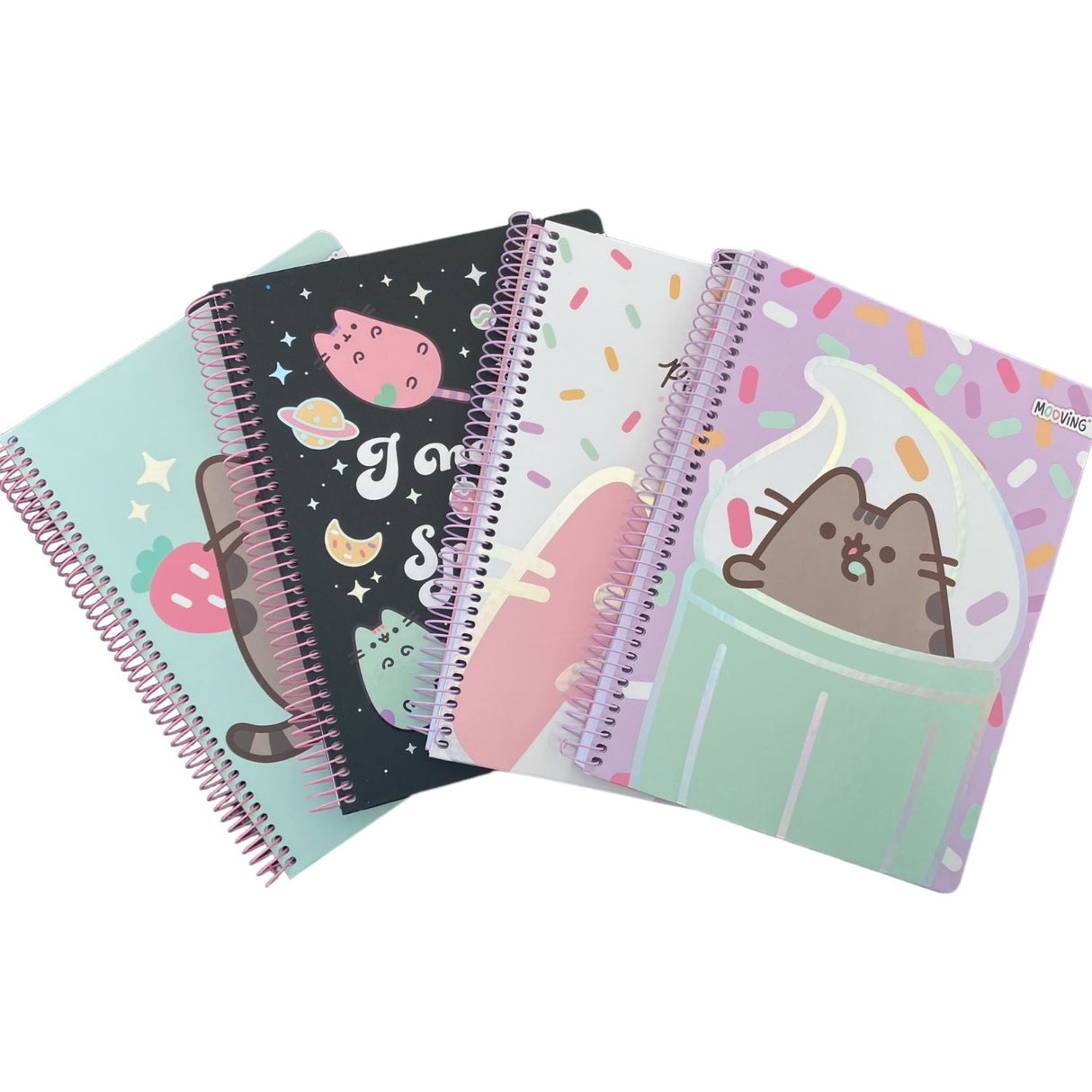 Mooving - Cuaderno Triple Carta Papel Premium 80 g Pusheen