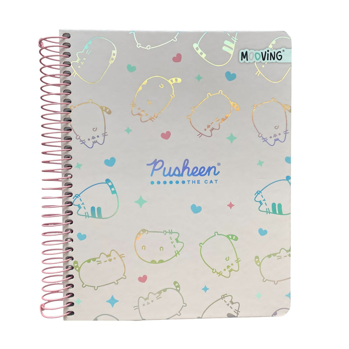 Mooving - Cuaderno Triple Medio Oficio Papel Premium 80 g Pusheen