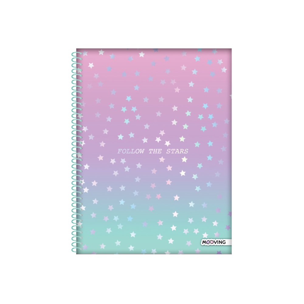 Mooving - Cuaderno Triple Papel Premium Carta Pastel Diseño Aleatorio