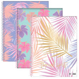 Mooving - Cuaderno Triple Papel Premium Carta Tropical Diseño Aleatorio