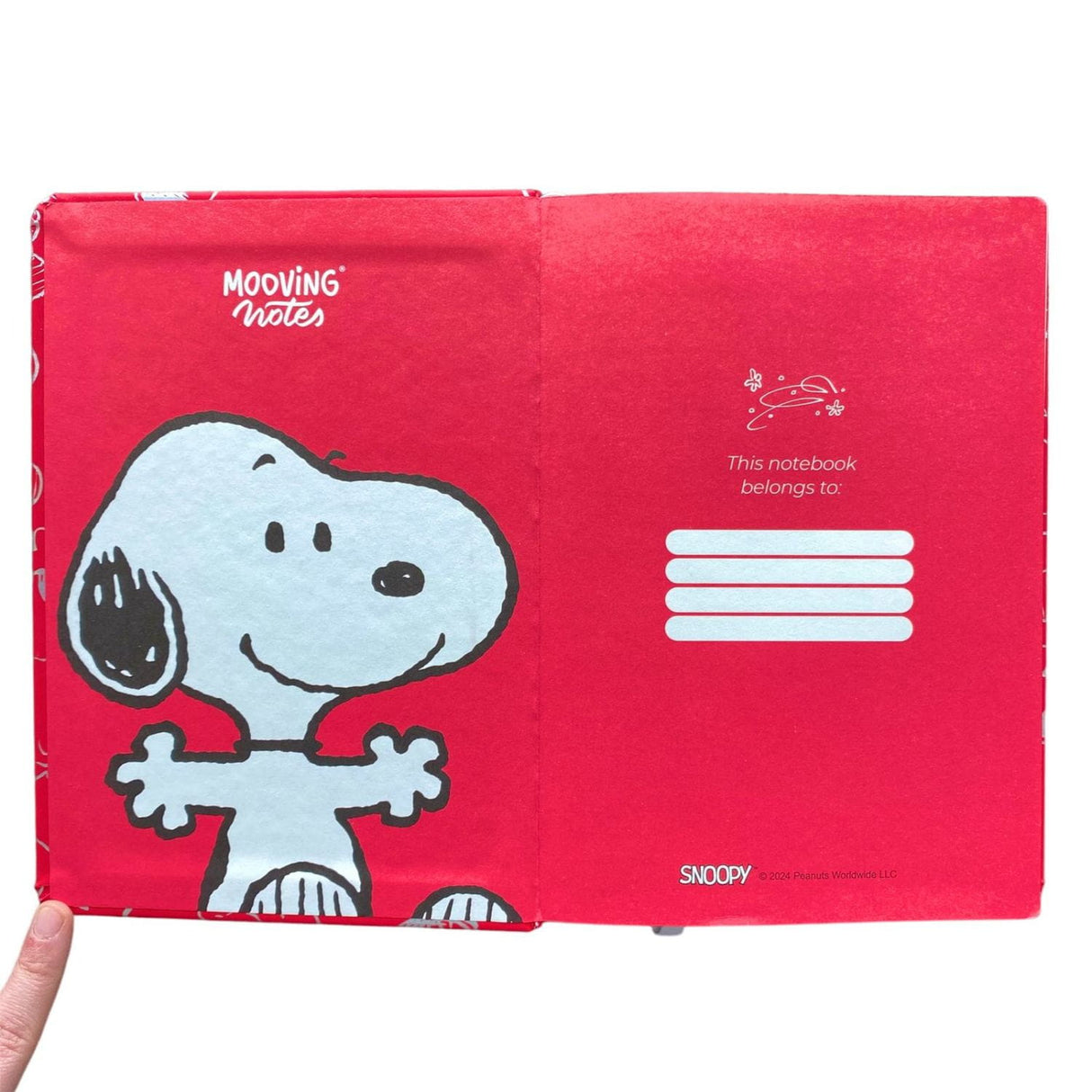 Mooving - Libreta Notes A5 Líneas Snoopy