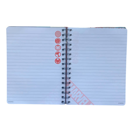 Mooving Notes - Libreta Espiral A5 Líneas Marvel