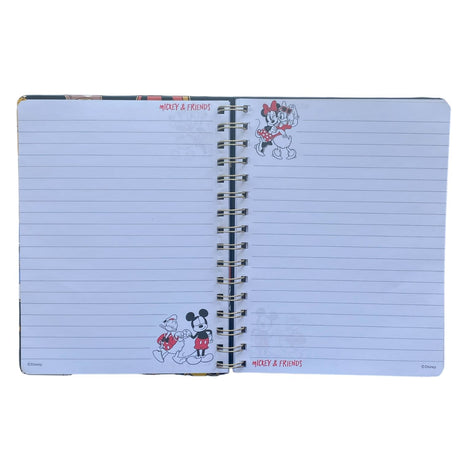 Mooving Notes - Libreta Espiral A5 Líneas Mickey