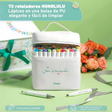 Ohuhu - Kit 72 Marcadores al Alcohol Honolulu A Caja de Regalo