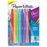 Paper Mate Flair - Set 8 Tiralíneas Doble Punta