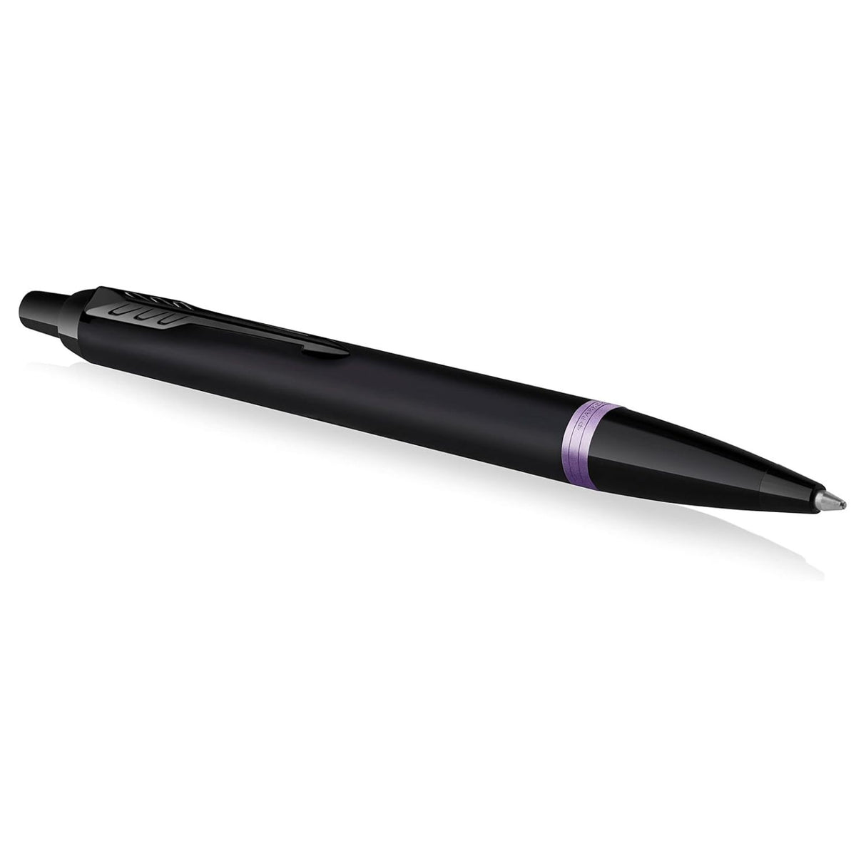 Parker - Boligrafo IM Vibrant Rings Punta Media Amethyst Purple