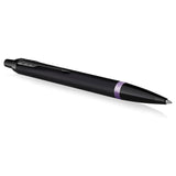 Parker - Boligrafo IM Vibrant Rings Punta Media Amethyst Purple