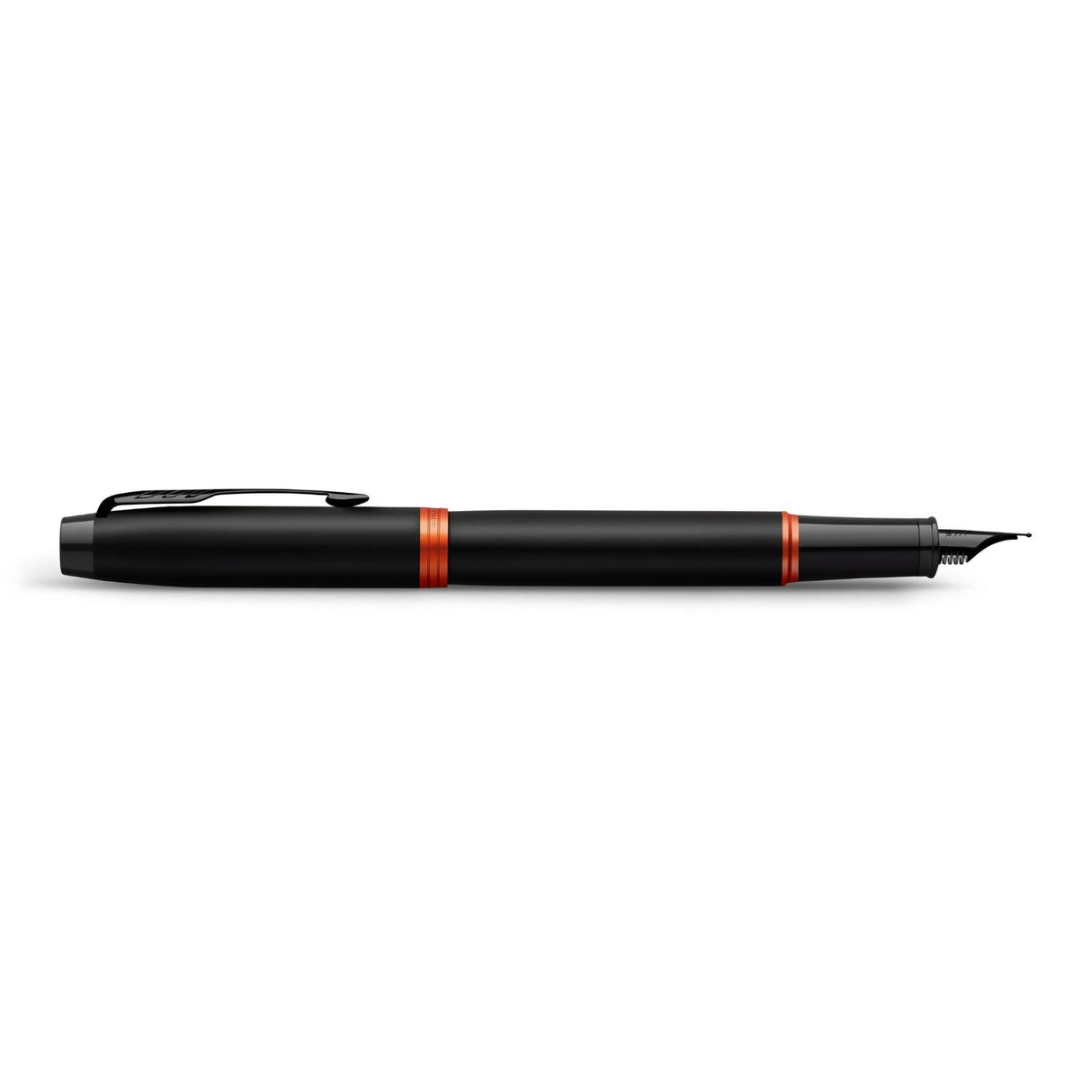 Parker - Pluma IM Vibrant Rings Punta Media Flame Orange