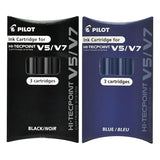 Pilot Hi-Tecpoint - Pack 3 Repuesto de Tinta para Roller V5 / V7