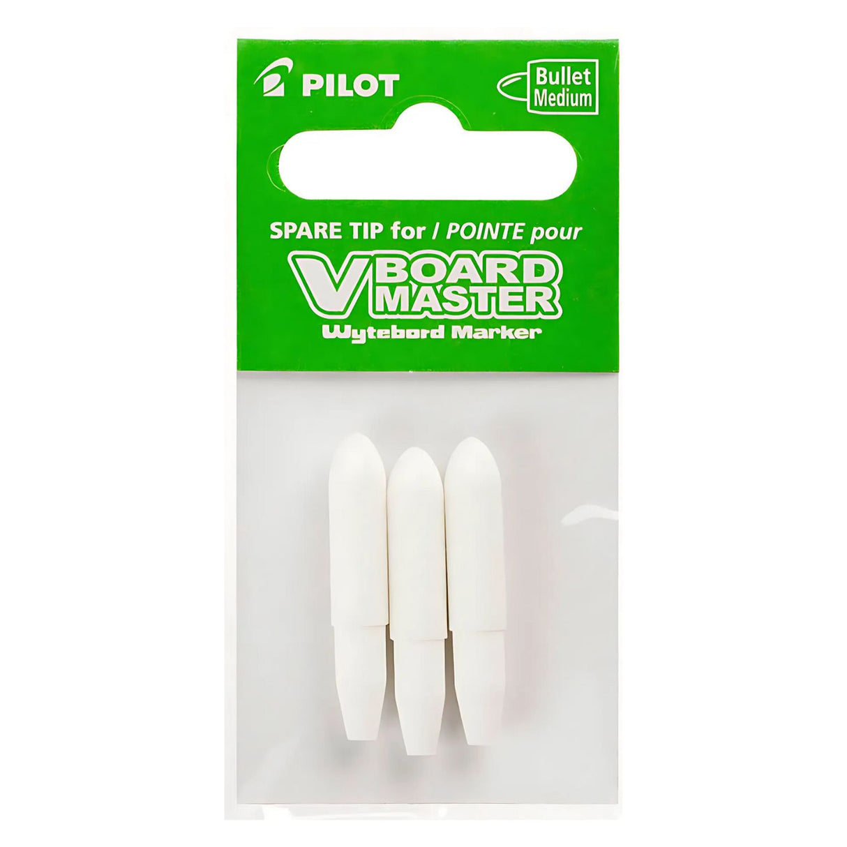 Pilot V Board Master - Pack 3 Puntas para Plumones de Pizarra Redonda Media