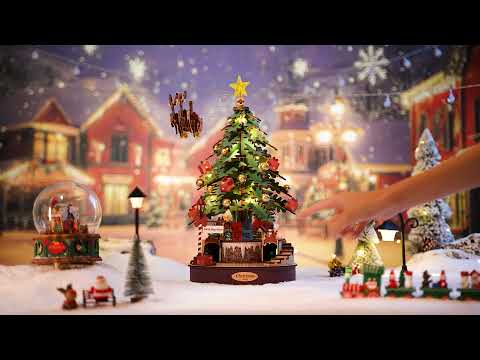 Rolife - Miniatura Armable Christmas Melody Tree Árbol de Navidad Musical